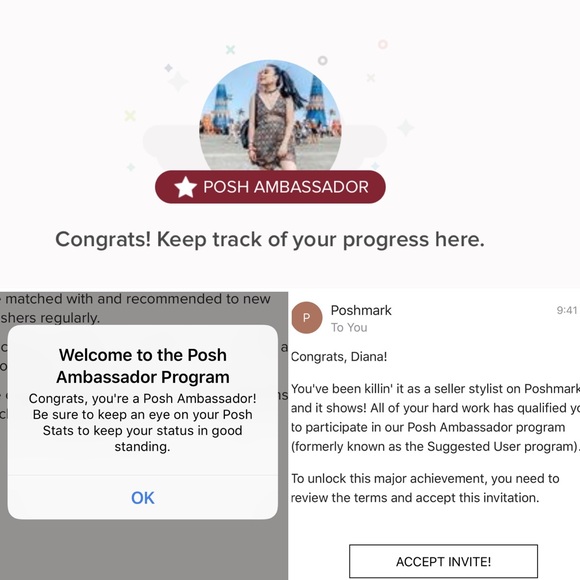 🎉✨💜POSH AMBASSADOR! 💜✨🎉 - Picture 1 of 3